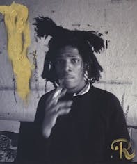 "Jean-Michel Basquiat smoking" New York, 1983